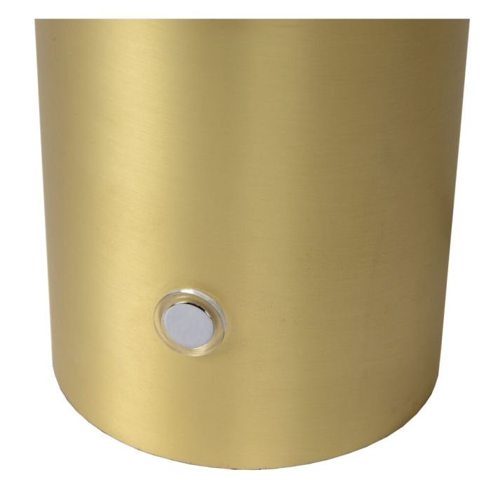 Guld bordslampa rustik, Timon, med brytare