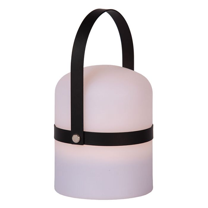 Vit bordslampa utomhus modern, Little Joe, 3W, 2700K LED, IP44, med brytare