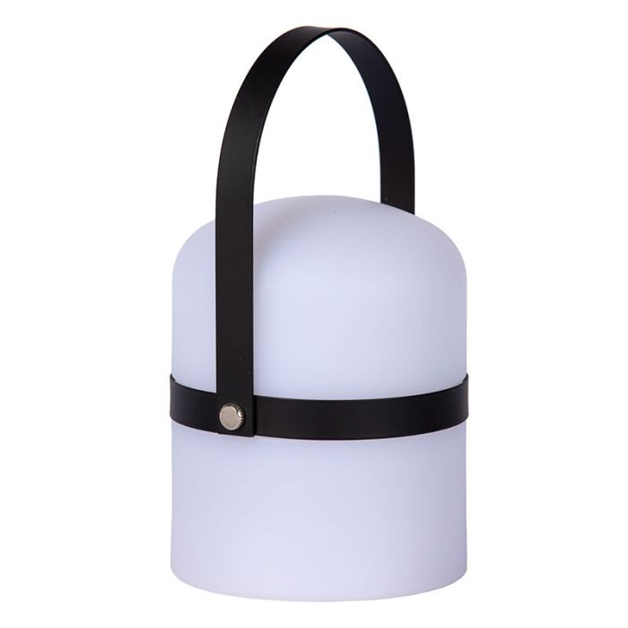 Vit bordslampa utomhus modern, Little Joe, 3W, 2700K LED, IP44, med brytare