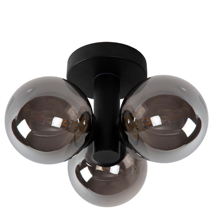 Svart taklampa badrum modern, Trudy, IP44