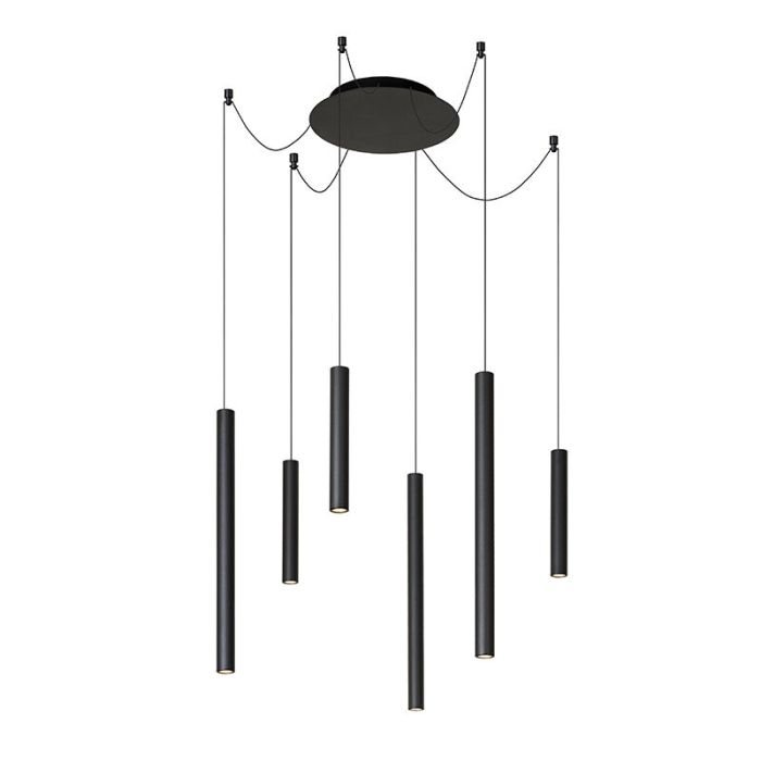 Svart fönsterlampa modern, Lorenz, 4W, 3000K LED