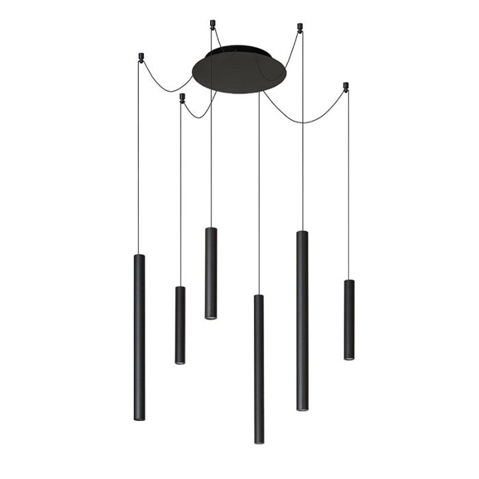 Svart fönsterlampa modern, Lorenz, 4W, 3000K LED