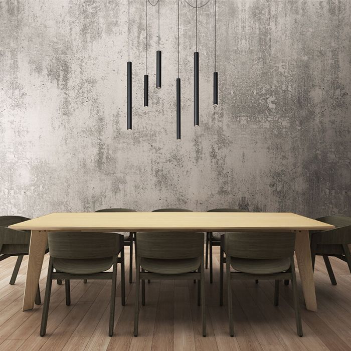 Svart fönsterlampa modern, Lorenz, 4W, 3000K LED
