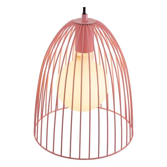 Rosa fönsterlampa barn metall, Macarons