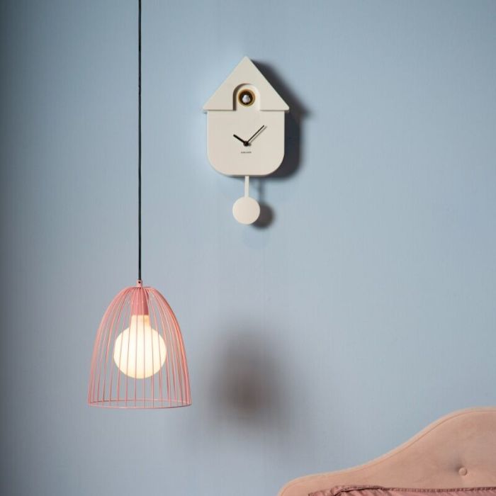 Rosa fönsterlampa barn metall, Macarons
