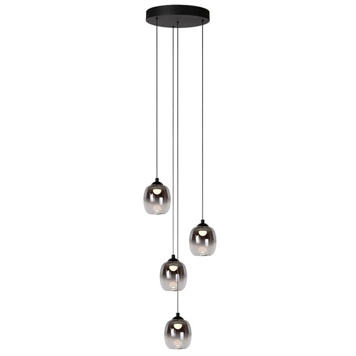 Grå fönsterlampa modern, Tamino, 5,2W, 3000K LED