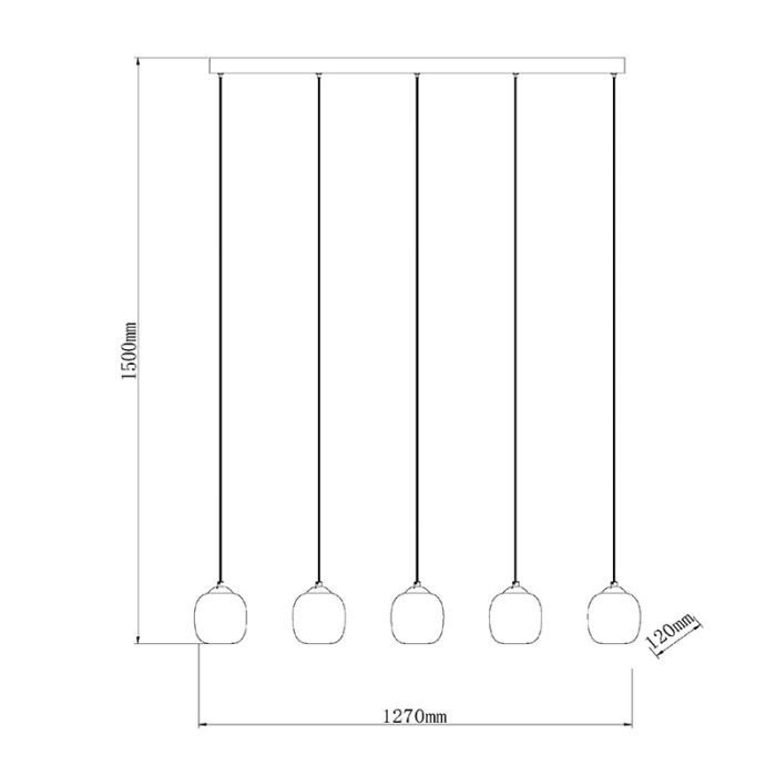 Grå fönsterlampa modern, Tamino, 5,6W, 3000K LED