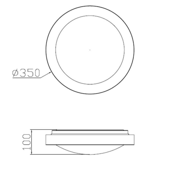 Silver plafond aluminium, Fresh, IP44