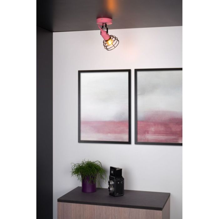 Rosa vägglampa barn modern, Paulien