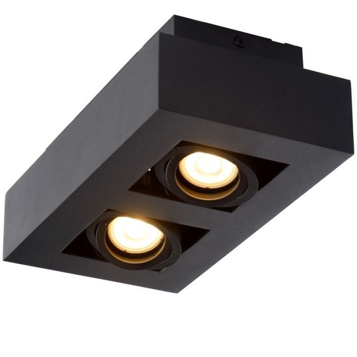 Svart spotlight tak modern, Xirax
