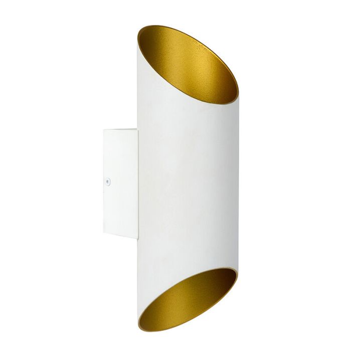 Guld vägglampa modern, Quirijn