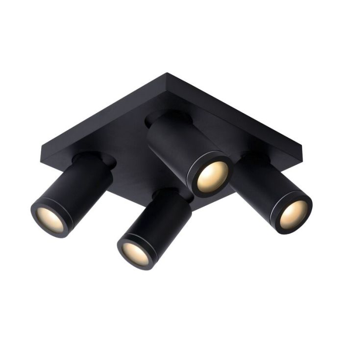 Svart spotlight tak modern, Taylor, IP44