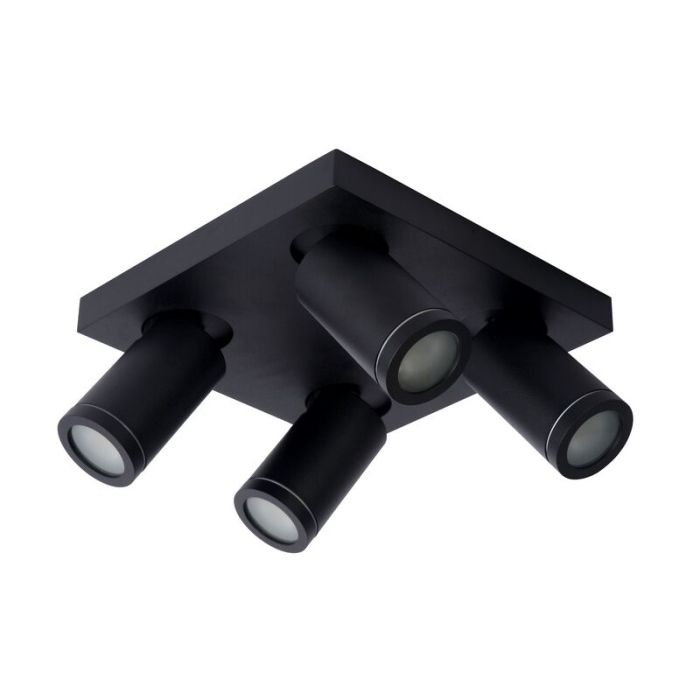 Svart spotlight tak modern, Taylor, IP44