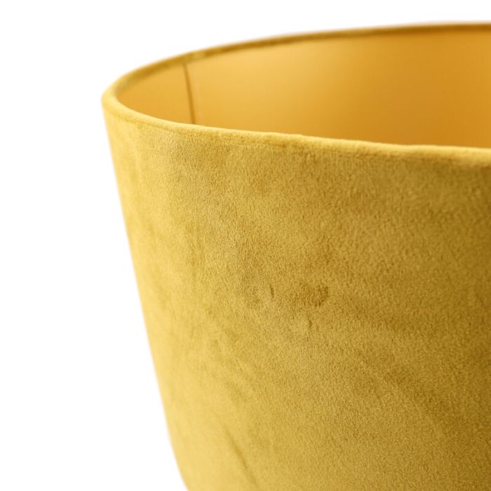 Modern velour lampskärm gul, Milene