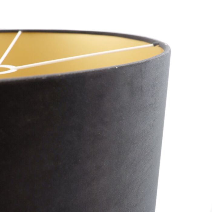 Modern velour lampskärm guld, Melanie