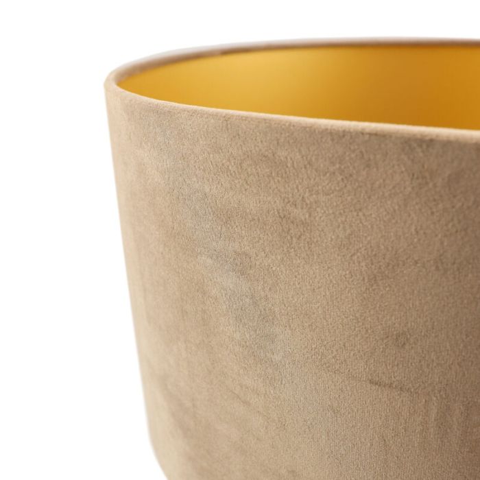 Modern velour lampskärm guld, Madelyn