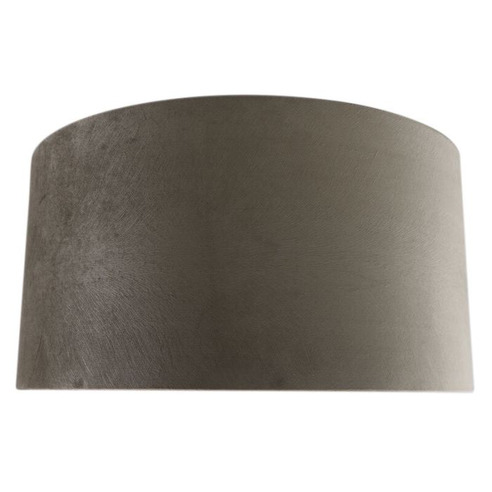 50 cm lampskärm sammet taupe, Emilius