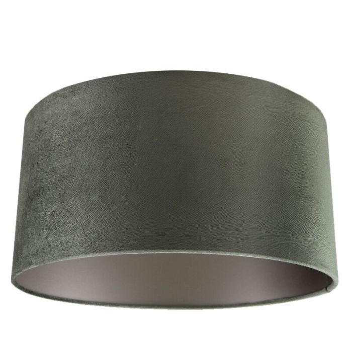 40 cm lampskärm sammet grön, Emilius
