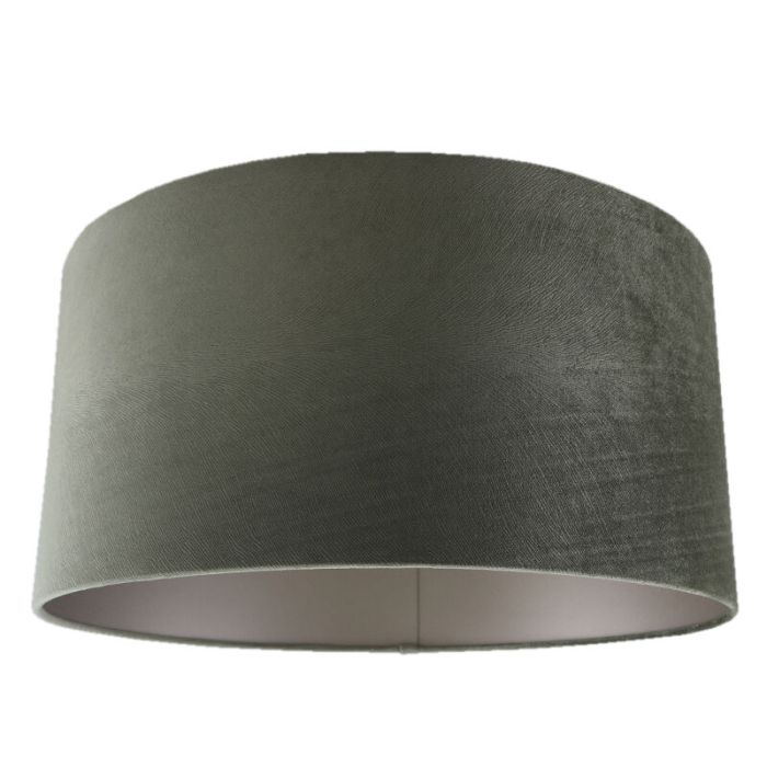 50 cm lampskärm sammet grön, Emilius