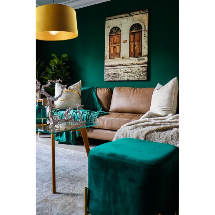 Modern fönsterlampa gul, Urvin