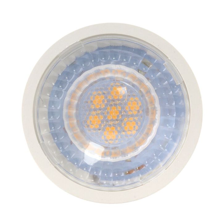 10-pack vit GU10 LED-spot Antonie, 3 Watt, 2700K