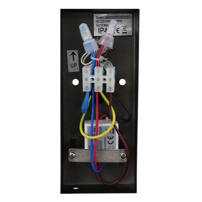 Modern utomhus vägglampa med skymningssensor svart, Pedro, IP44