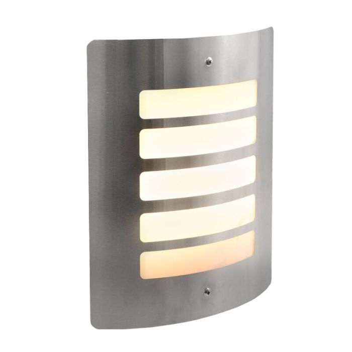 Modern utelampa silver, Manuel, IP44