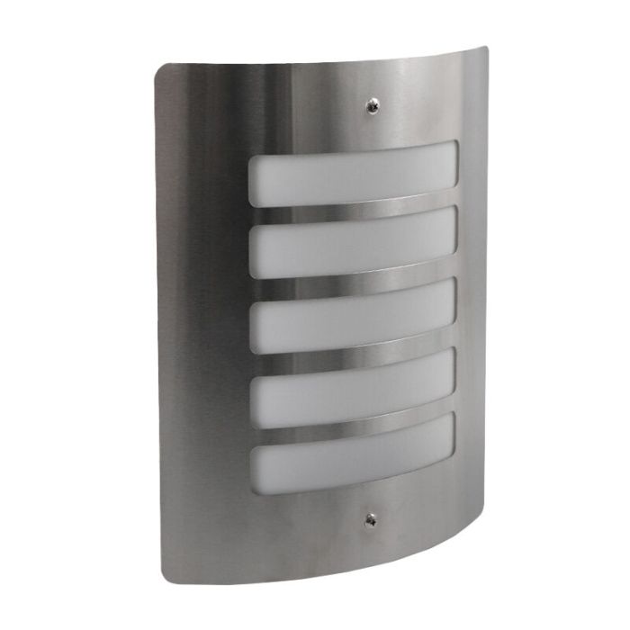 Modern utelampa silver, Manuel, IP44