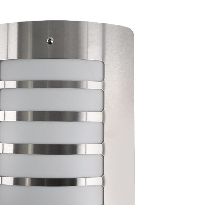 Modern utelampa silver, Manuel, IP44