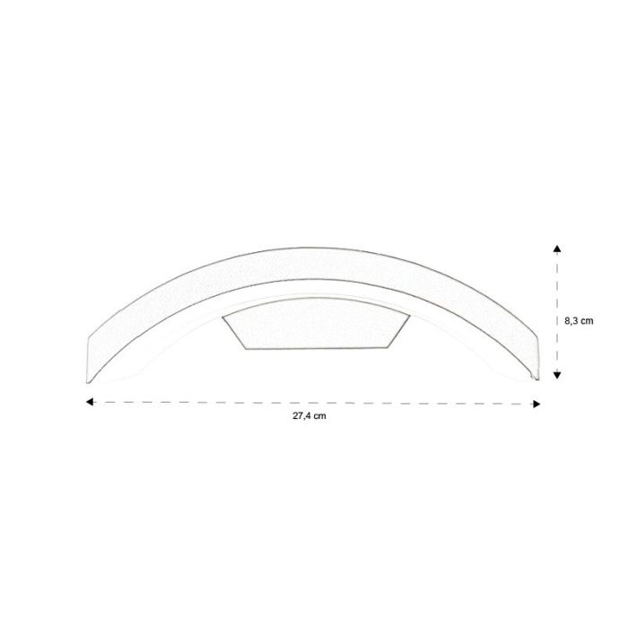 Modern utelampa svart, Annemay, 6W, 3000K LED, IP54
