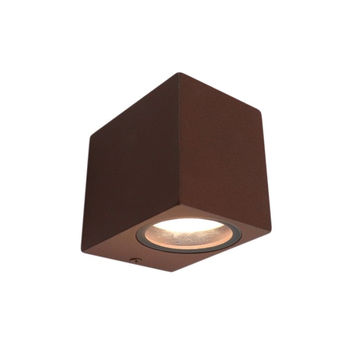 Modern utelampa rostfärgad, Corella, IP44