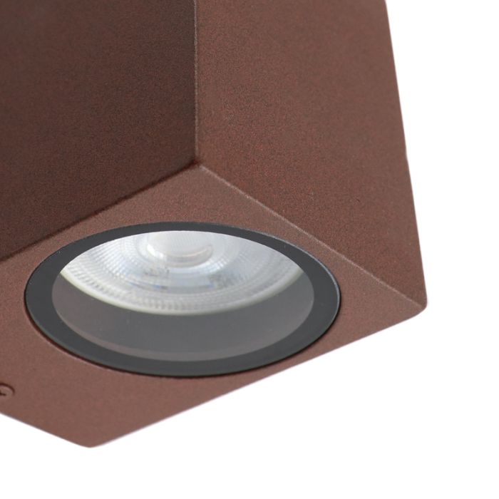 Modern utelampa rostfärgad, Corella, IP44