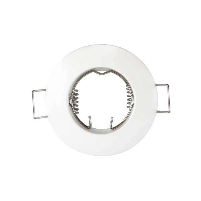 Vit modern mini infälld spotlight aluminium, Rosi