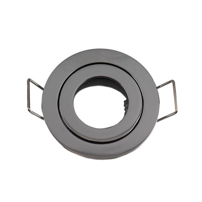 Krom modern infälld spotlight badrum aluminium, Dorx, IP44