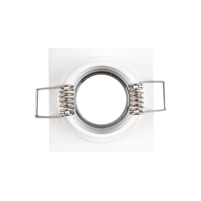 Vit modern infälld spotlight badrum aluminium, Dorx, IP44