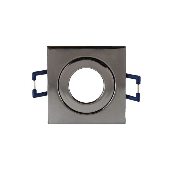 Krom modern infälld spotlight badrum aluminium, Dorx, IP44