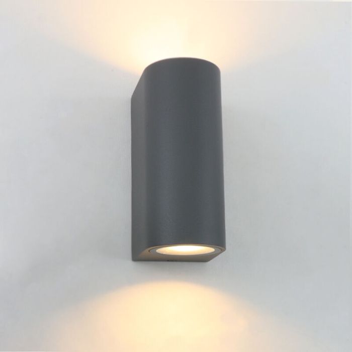 Aluminium utelampa antracit, Corina, IP44
