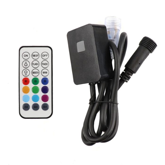 35m RGB LED ljusslang, justerbar ljusfärg