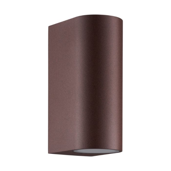 Rostfärgad up down vägglampa modern, Dion, IP44