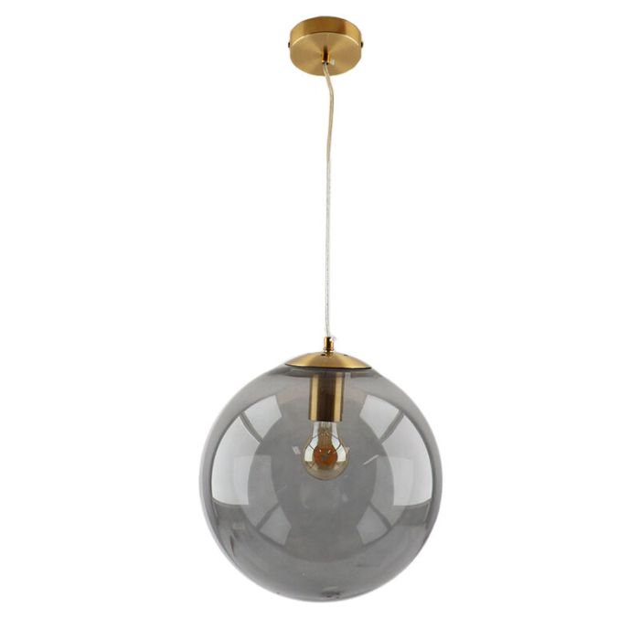 Design pendellampa matbord brons, Dolf