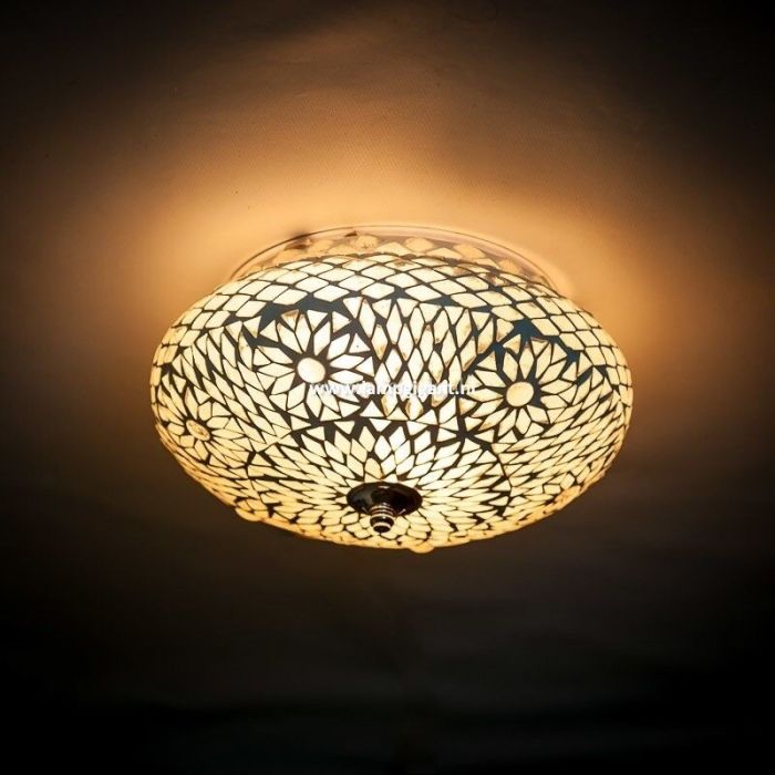 Transparent orientalisk plafond mosaik, Mimoun