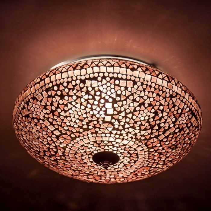 Lila orientalisk plafond mosaik, Louay