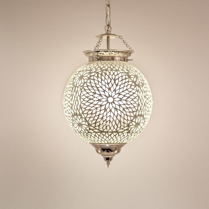 Transparent orientalisk fönsterlampa mosaik, Nisrin