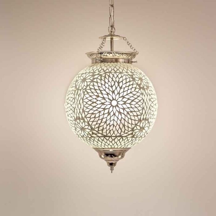 Transparent orientalisk fönsterlampa mosaik, Aziza