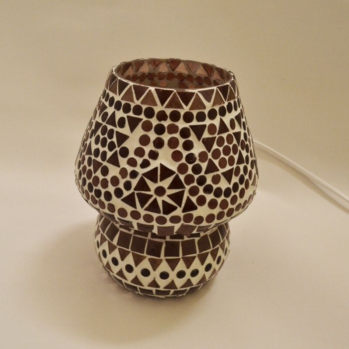 Lila orientalisk bordslampa mosaik, Rachel