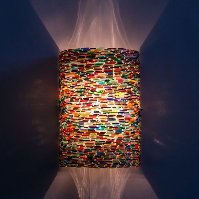 Flerfärgad orientalisk vägglampa mosaik, Mahdia