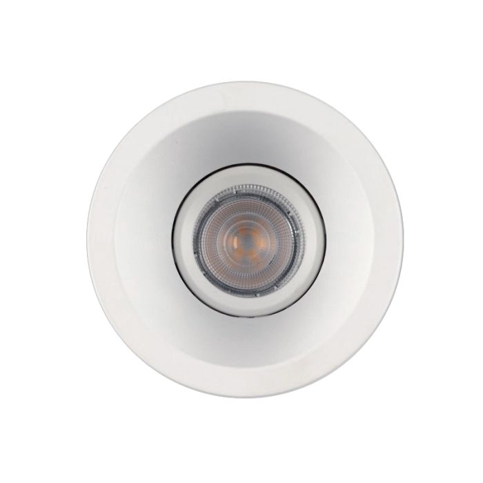 Aluminium infälld spotlight vit, Tyron