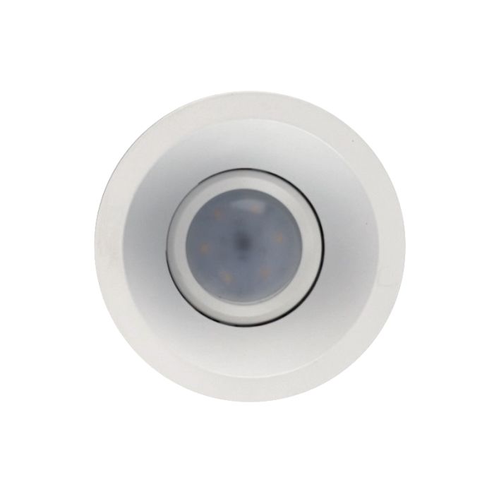 Aluminium infälld spotlight vit, Tyron