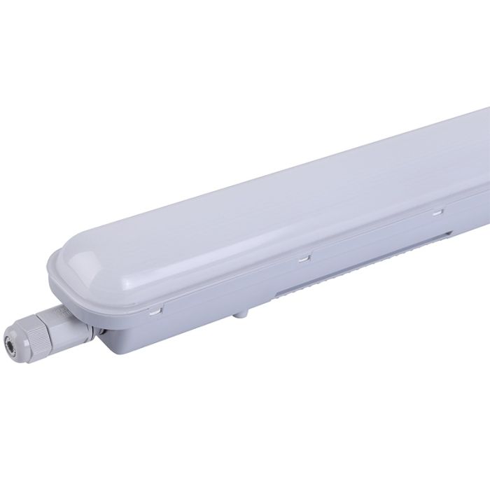 Vit LED ljuslist plast, Tribun, 50W, 4000K LED, IP65
