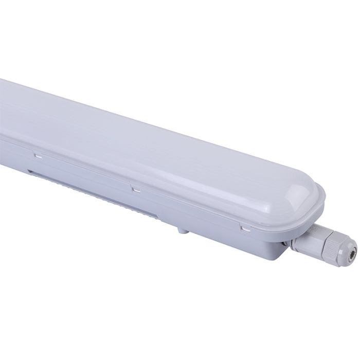 Vit LED ljuslist plast, Tribun, 50W, 4000K LED, IP65